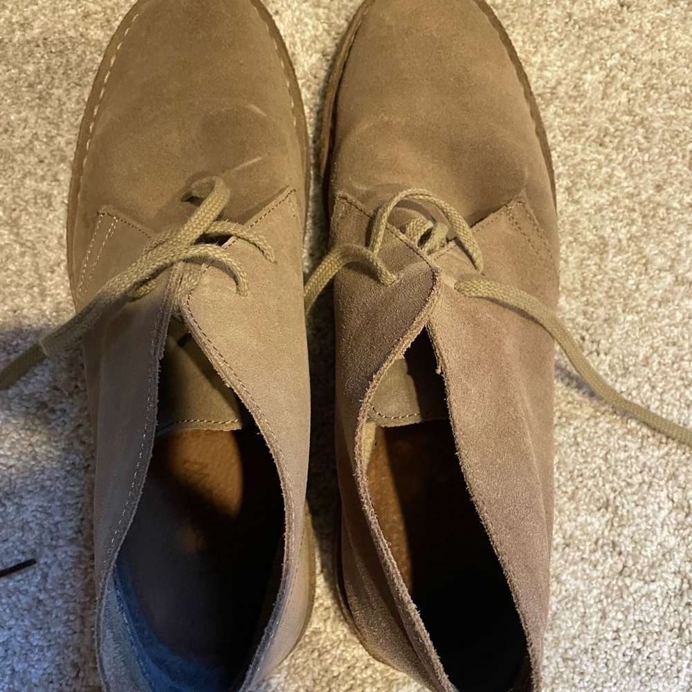 Mens J crew suade dress shoe/boot 11.5